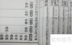 纸质与电子家谱对比