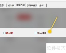 c32asm开启HEX显示方法