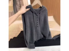 秋冬必备！大码韩系连帽针织衫，到手仅138元