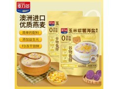 麦力多玉米紫薯燕麦片，满减后19.9元，囤货组合超划算