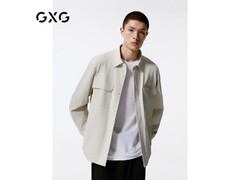 GXG男士翻领衬衫外套99元