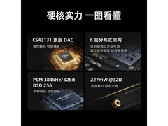 魅蓝DSD256解码耳放京东特惠低至224元