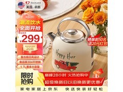 Zoomland 1.7L 复古烧水壶国补价 265.37