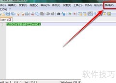 Notepad++文本转HEX方法