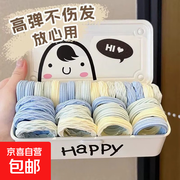 海盐蓝发绳10根装，原价5.1元，满减后仅2.1元！