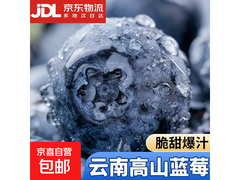 云南高山花香蓝莓4盒共280克，到手仅20.9元！
