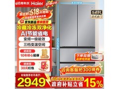海尔小红花冰箱优惠购，到手仅2665元