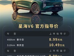 东风风行星海V6上市：10.49万起，配华为智驾与8295座舱