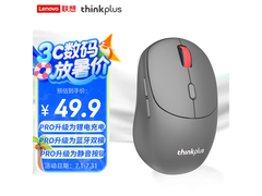 thinkplus无线蓝牙鼠标京东48.9元购