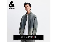 杰克琼斯春季牛仔夹克五折抢