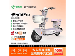 绿源卡乐16Pro电动自行车直降401元