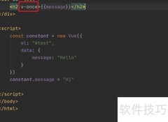 Vue中固定message不随更改变化