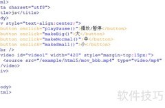 JS控制视频播放技巧