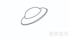 UFO简笔画步骤轻松学