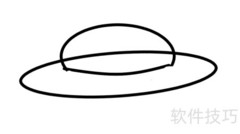 UFO飞碟简笔画教程