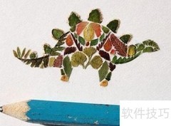 植物拼贴艺术画