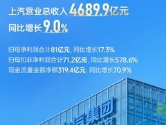 上汽集团2025年三季报：营收净利双增，新能源与海外销量亮眼