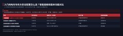 入门纯电车车机与安全配置怎么选？智能座舱和版本功能对比