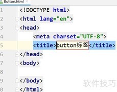 HTML按钮标签详解