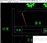 CAD2008绘制矩形方法