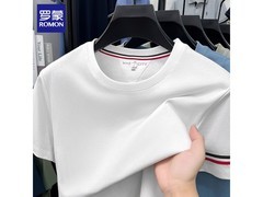 罗蒙2026夏款白XL男士T恤五折64.5