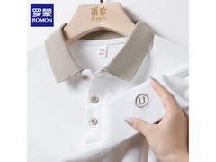 罗蒙夏季冰丝刺绣T恤京东五折仅44.5元