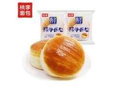 桃李600g牛奶蛋羹味酵母面包，整箱37.5元速囤！
