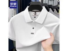 罗蒙2026夏季男士白T恤五折仅64.5元