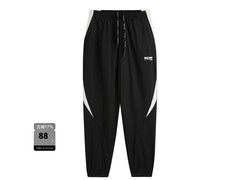 太平鸟撞色束脚休闲裤52元