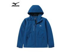 美津浓宝蓝户外夹克164元