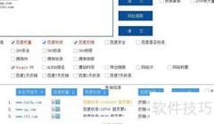 批量查询域名权重方法