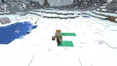 我的世界：移动版打雪仗新玩法