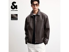 杰克琼斯美式机车夹克低至290元