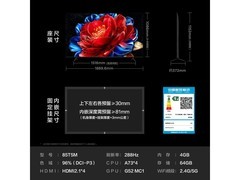 TCL 85T5M电视4040元抢