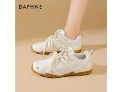 达芙妮银色透气芭蕾女德训鞋低至99.9元