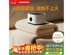 大宇水暖电热毯277元抢