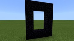 我的世界：移动版可开关传送门制作