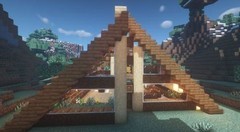 我的世界：移动版 清新小木屋建造