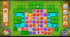 梦幻花园第4932关双彩通关技巧