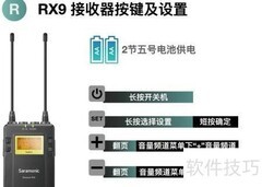 Saramonic UwMic9使用指南