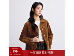 茵曼2026春女士复古美拉德夹克5折99.5元