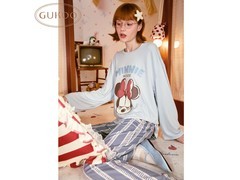 GUKOO迪士尼米妮女士家居服五折仅64.5元