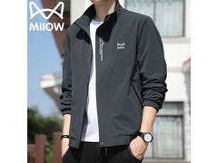 猫人男士立领夹克49.5元