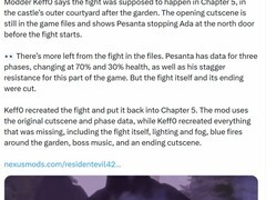 生化危机4重制版DLC中被删佩桑塔BOSS战经MOD复原上线