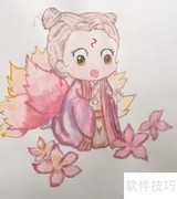 Q版小九狐绘画教程