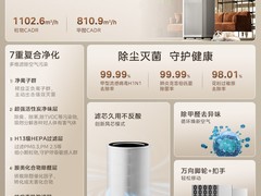 Midea T1000lite空气净化器直降享低价