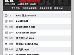 AMD锐龙R5 5600GT/5700G直降300元