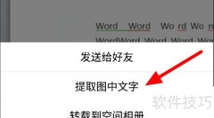提取图片中竖排文字的软件方法