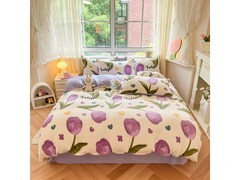 多兰诗牛奶绒四件套99元抢