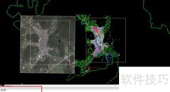 CAD与卫星图无缝拼接技术